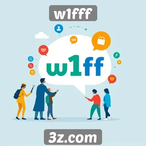 Exploração dos recursos comunitários do site w1fff