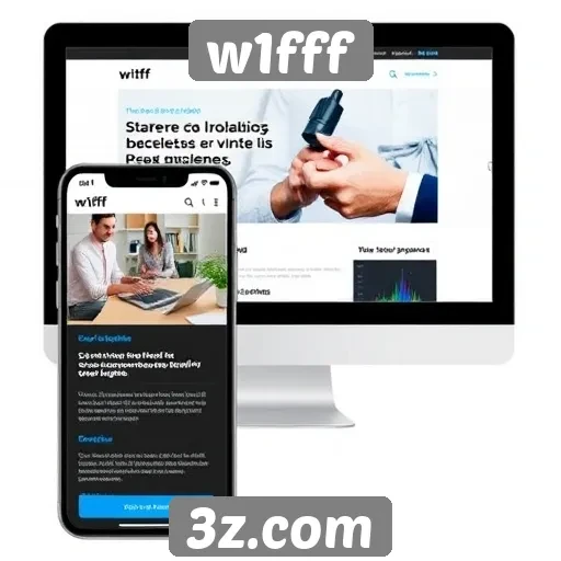 Desempenho do site w1fff em dispositivos móveis
