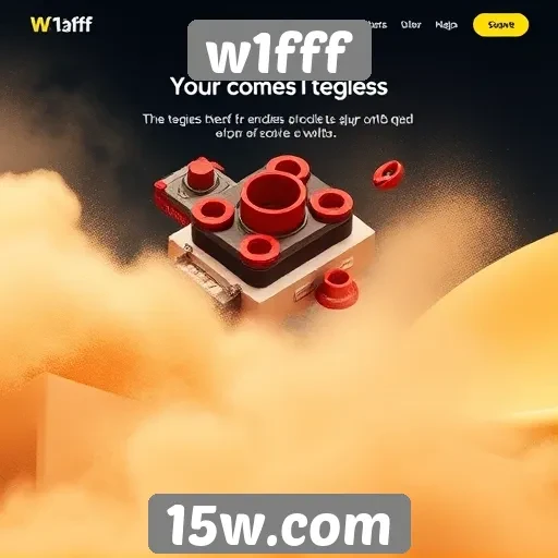 Análise da interface do site w1fff para jogadores